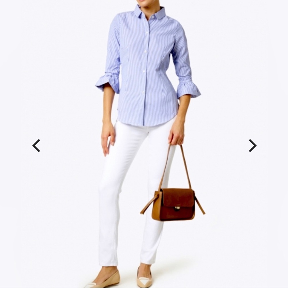 Gretchen Scott Pride Ruffle Sleeve shirt - M